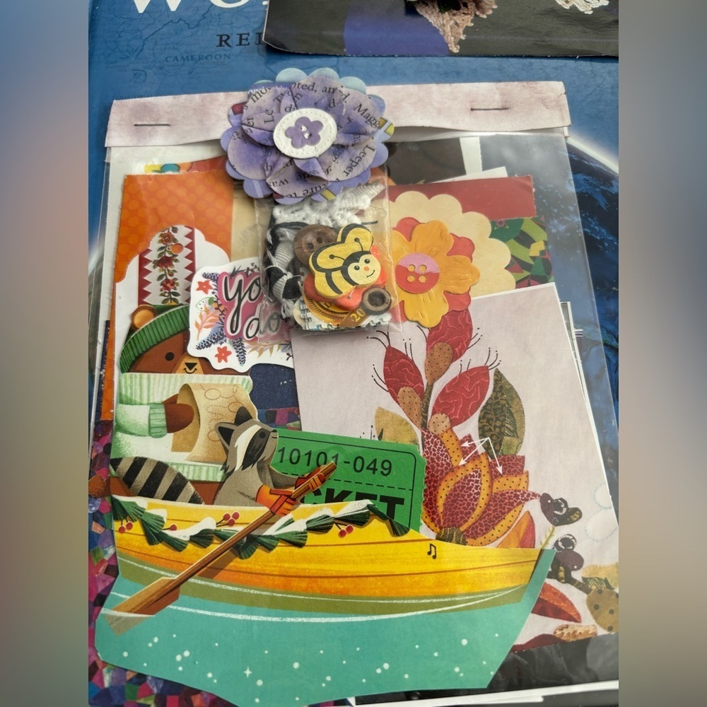 Mini Ephemera grab bag Scrapbooking, Junk Journaling/collage /mix media Supplies